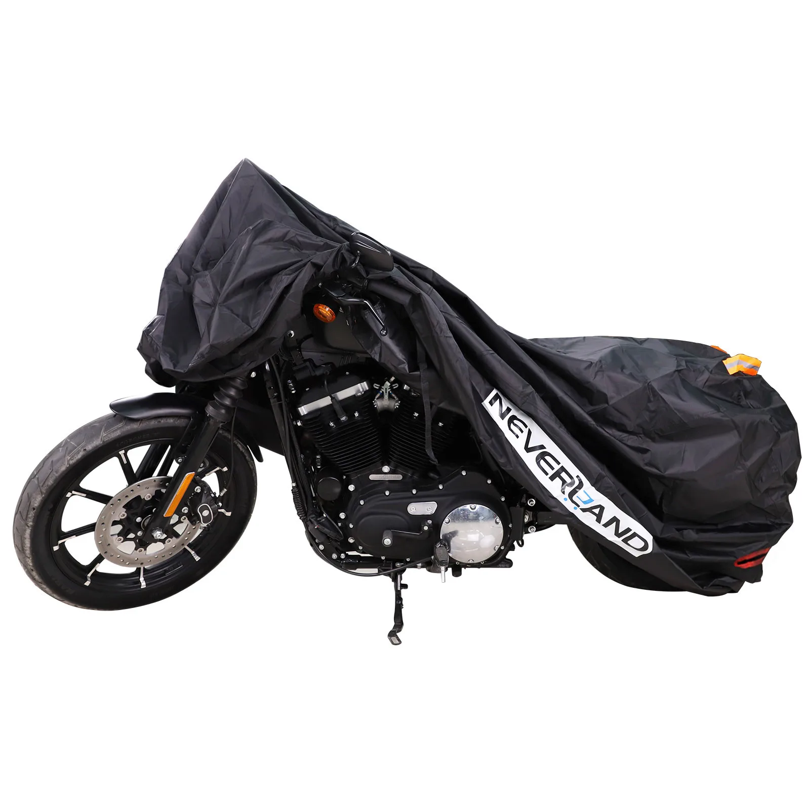 XL 245x105x125 см 210D Водонепроницаемый мотоциклетный чехол для защиты от пыли, снега, дождя и солнца