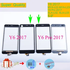 Сенсорный экран 5,0 дюйма для Huawei Y6 Pro 2017 и Y6 2017 Nova Young, сенсорная панель, дигитайзер, переднее стекло, внешнее стекло, тачскрин