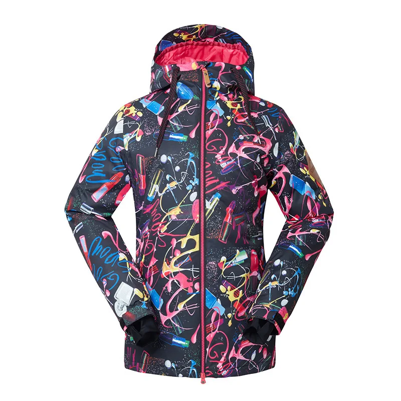 Женский лыжный костюм GSOU SNOW New Lady одноместная и двойная спортивная Лыжная куртка
