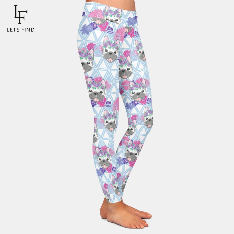 LETSFIND пуш-ап эластичные узкие штаны размера плюс Фитнес Леггинсы с высокой талией