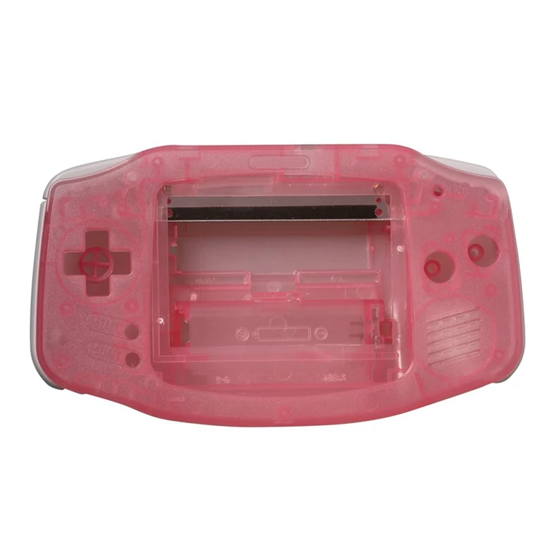 1 комплект высокого качества пластиковый корпус экран оболочка для G-ameboy Advance для G-BA светящийся чехол Крышка - Цвет: Розовый