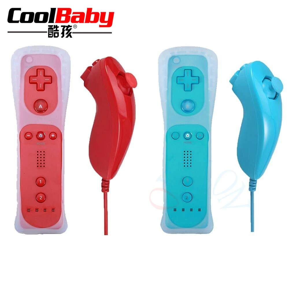 Беспроводной геймпад для Nintendo Wii с дистанционным управлением без движения + Nunchuck