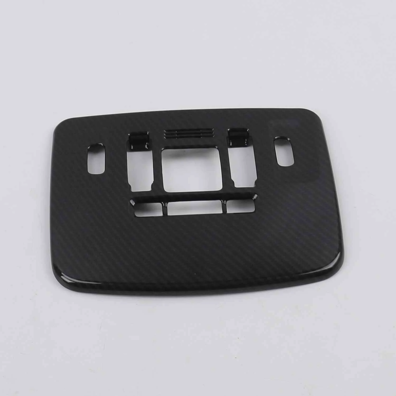 

1 шт., стильная Автомобильная потолочная лампа с ИК датчиком-выключателем, декоративная наклейка, аксессуары из углеродного волокна, пригодная для Camry 2018