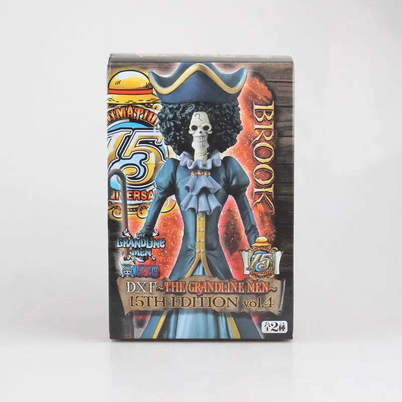Новая горячая распродажа DXF ONE PIECE Топ войны соломенная шляпа Пираты Burukku BROOK 20 см