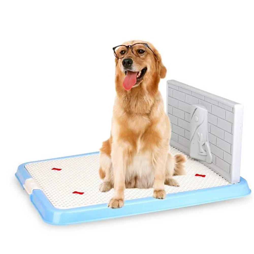 ABFP Крытый Pet Dog горшок для щенка лоток с мочи пост защиты моделирование стены, не-порванный щенок коврик собака туалет для мужчин/мальчик Puppie
