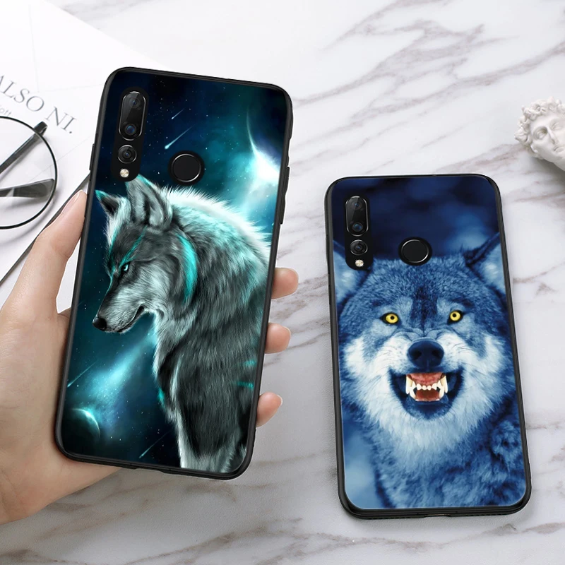Силиконовый чехол волк на снегу для Huawei Mate 10 Pro 20 30 Lite Y5 Y6 Y7 Y9 Prime 2019 2018 2017 | Мобильные