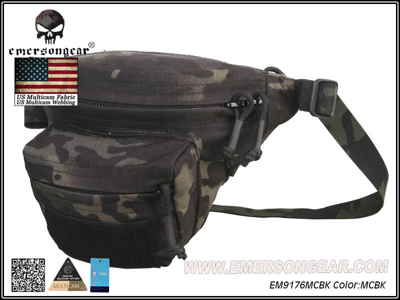 Emersongear Многофункциональный RECON поясная сумка Molle сумка армейская тактическая сумка Мультикам чехол EM9176 черный FG CB AT/FG хаки AOR1 - Цвет: MCBK