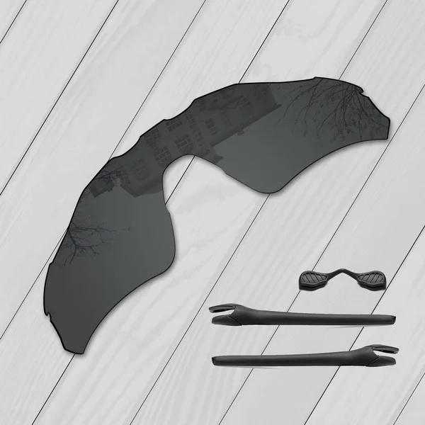 Black-Rubber Kit E.O.S поляризованные улучшенная замена линз для Oakley Radar EV path'-множественный выбор - Цвет линз: Black-Rubber Kit