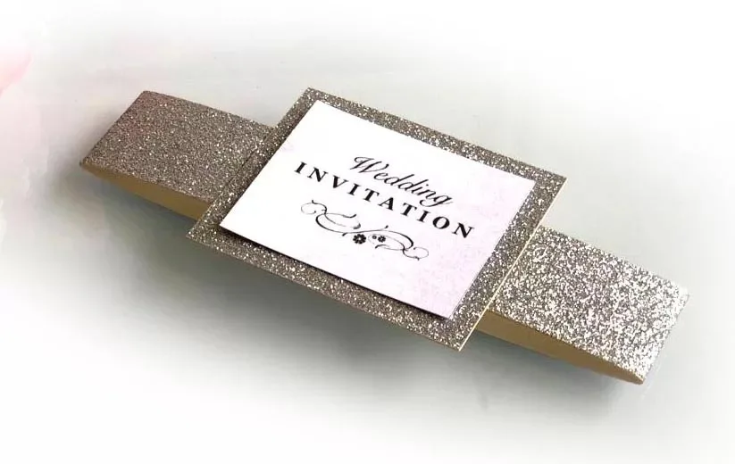 100 шт Серебряная/Золотая блестящая бумага пояс с печатью маленькая бирка карта