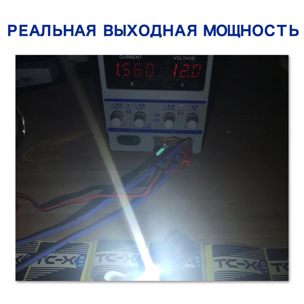 TC-X 1 пара led лампы для авто H4 ближний дальний led Н4 для Ниссан Джук 2012 LED Н4 светодиодные лампы для авто с обманкой 12В Luxeon ZES 6500K
