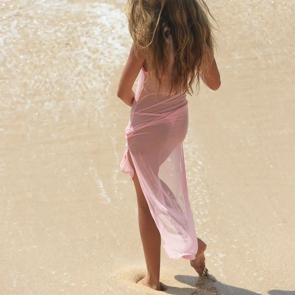 Купальный костюм накидки кафтан для пляжа 2019 Пляжная туника накидка с принтом