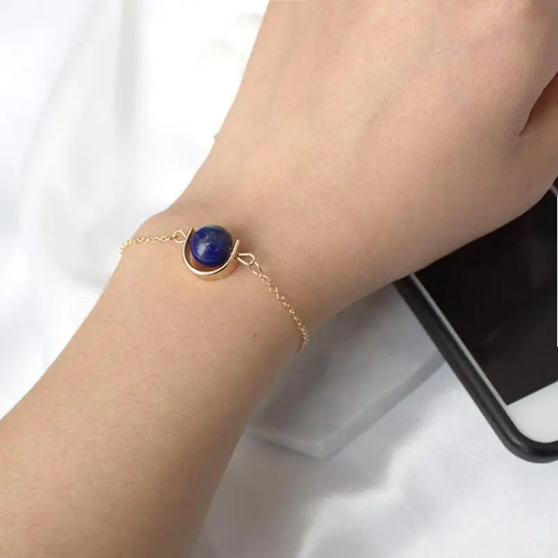 Новинка индивидуальный ретро браслет транспортировка бусы натуральный мрамор