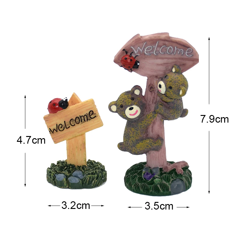 1 шт. миниатюрный желатиновый Сказочный Сад Декор бонсай декоративные статуэтки