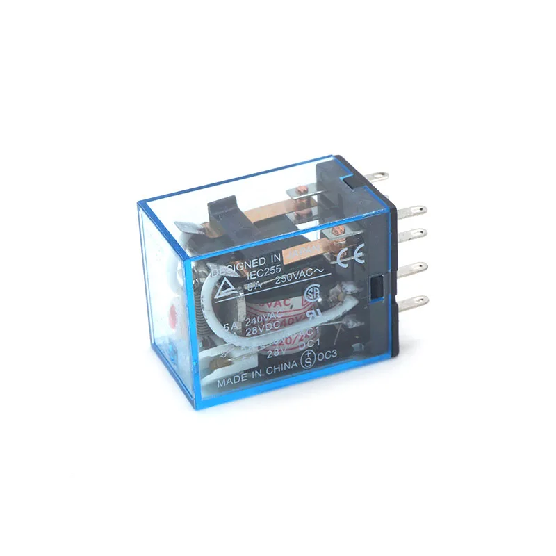 10 шт. реле Omron MY2NJ DC12V 24 В AC110V 220 в маленькое 5A 8PIN катушка DPDT|Реле| |