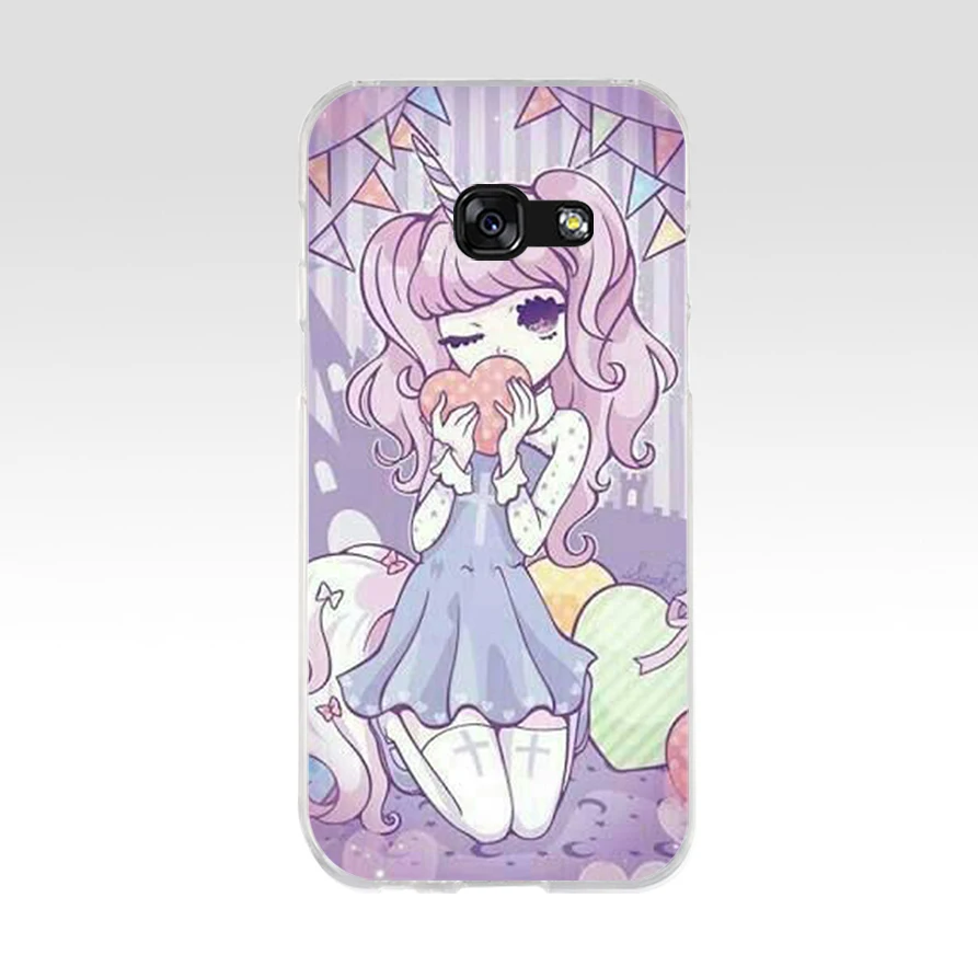 138AQ Girly Pastel Witch Goth Мягкий Силиконовый ТПУ чехол для телефона Samsung galaxy a3 a5 2016 2017 a6 A8 2018