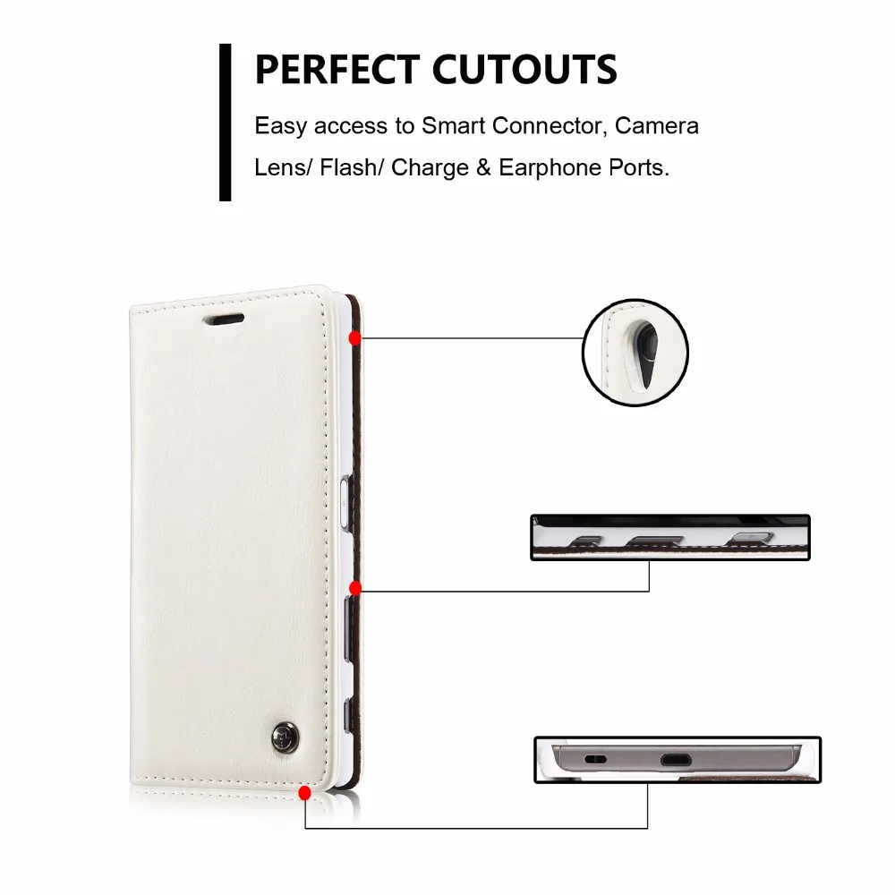 Чехол-портмоне CaseMe Z5 Plus для Sony Xperia Z3 с отделением карт и подставкой магнитной