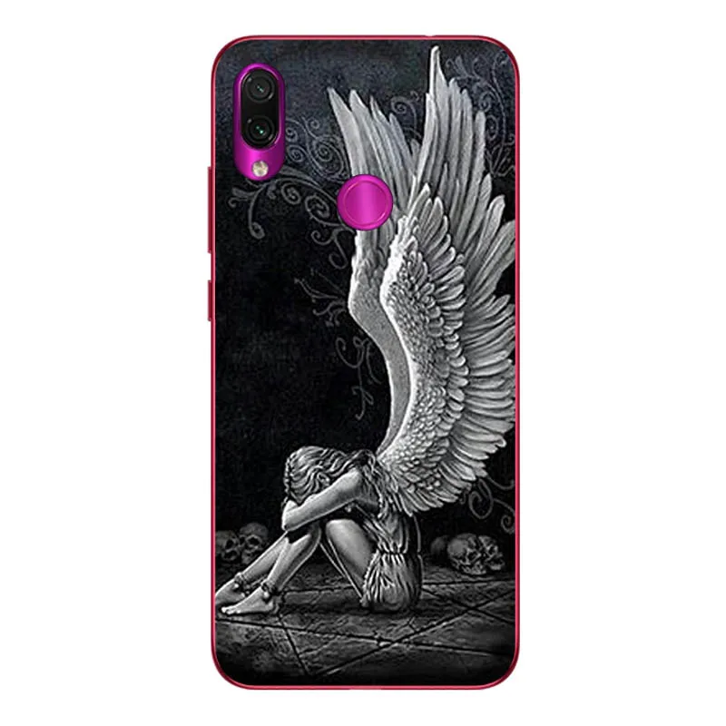 23 Geruide 6.3 For xiaomi redmi note 7 Case Cover, Printed Soft Silicon TPU Back Cover Case For xiaomi redmi note 7 pro Phone Cases - Цвет: 23