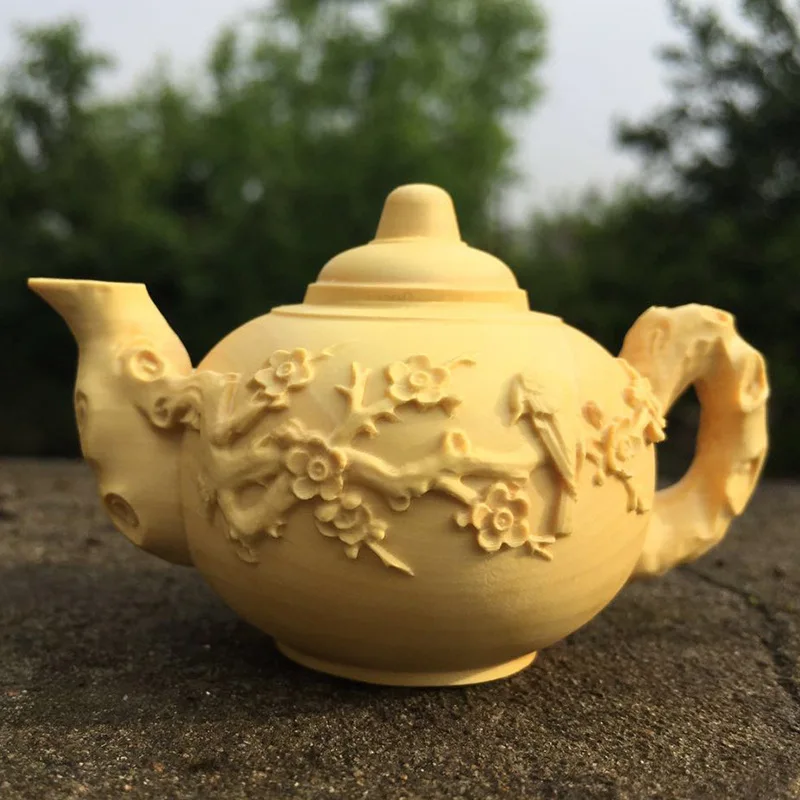 Деревянный чайник мебель деревянная скульптура ремесла аксессуары для дома