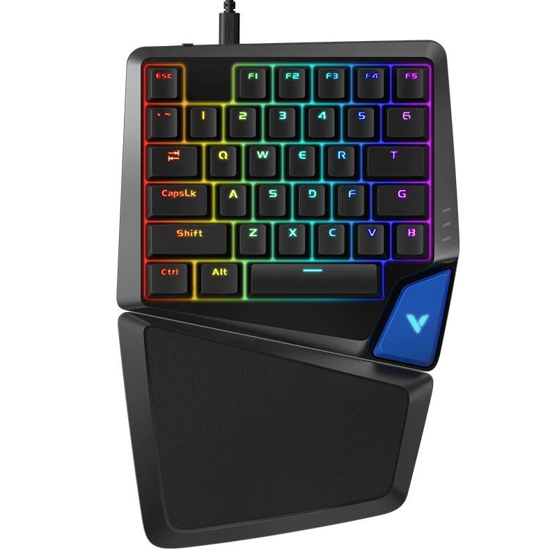 RAPOO V550RGB механическая клавиатура с подсветкой usb Настольный ПК геймер для игровой