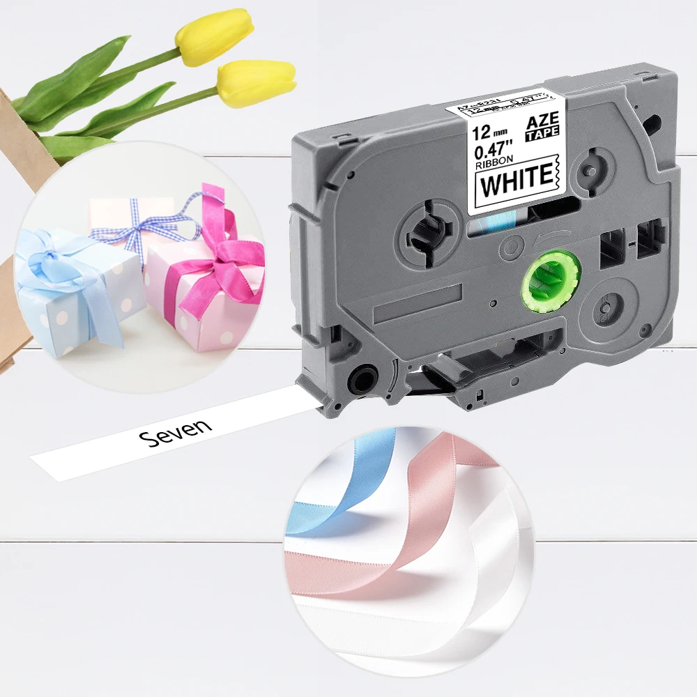 12 мм P Touch TZ ленты TZeRW34 TZe R231 R234 TZeRN34 RE34 для создания этикеток совместимые с Brother