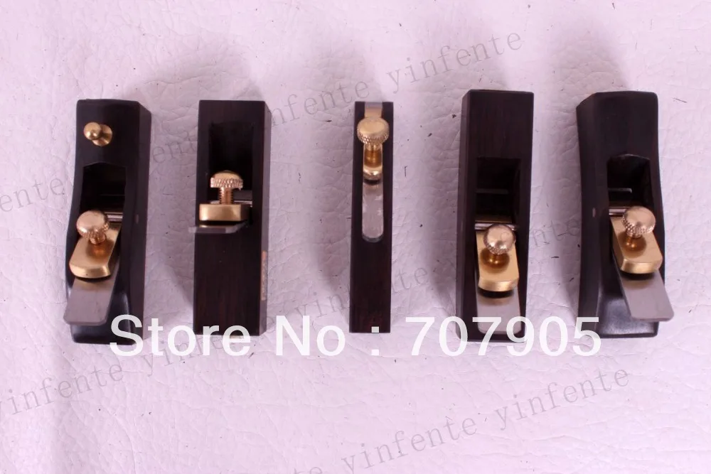 

5pcs Planes Woodworking Tools luthier Violin maker tools ebony #p27-31