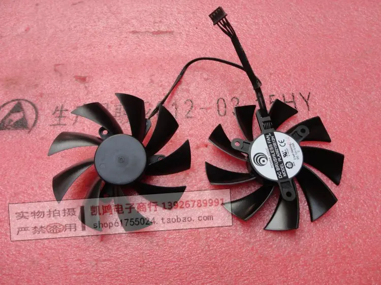 2 шт./лот PLA09215B12H шарикоподшипник VGA кулер вентилятор для EVGA GTX780 evga GeForce GTX 780