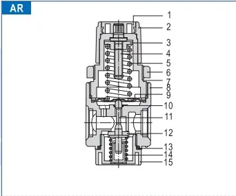AirTAC Тип BR3000 клапан регулирования давления BR-3000 предохранительный клапан BR 3000