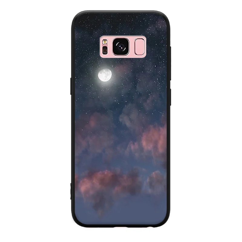 Fantastic nebula view Scenery Pattern For Samsung Galaxy S6 S7 Edge S8 S9 Plus Note 3 4 5 8 9 Hard Phone Case | Мобильные телефоны