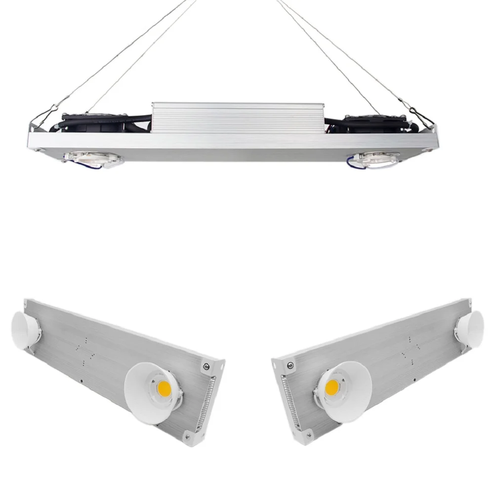 С регулируемой яркостью CREE CXB3590 200W COB светодиодный Grow светильник полный спектр