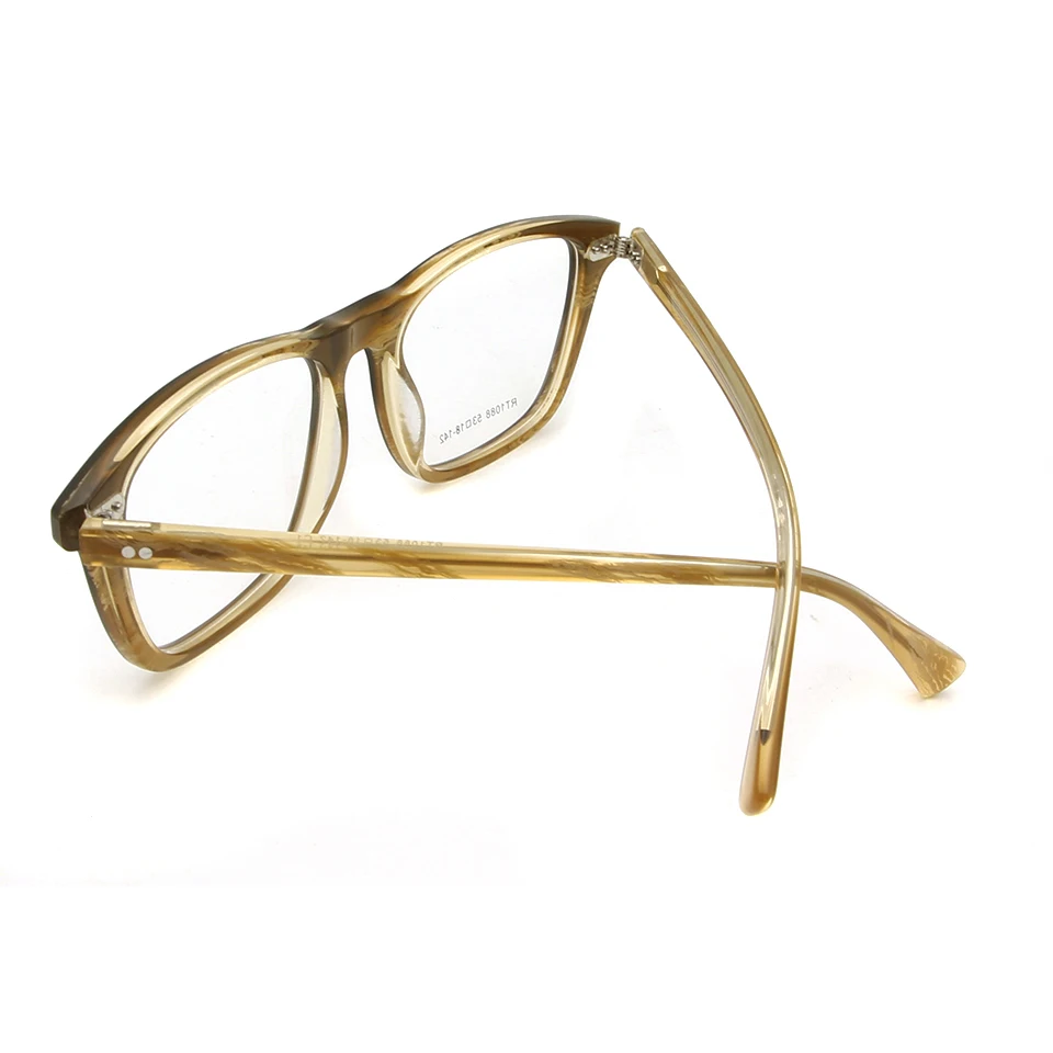 Мужские квадратные очки SORBERN черные оправы для очков из ацетата с прозрачными