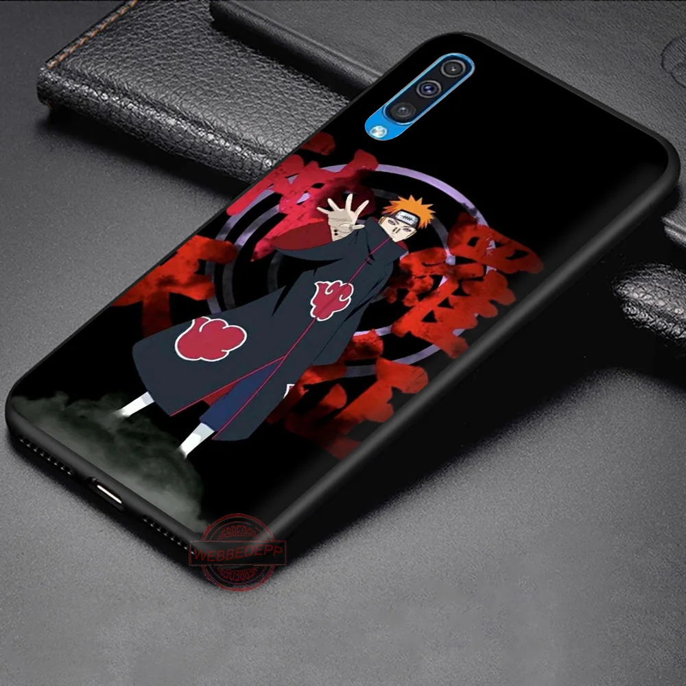 WEBBEDEPP Naruto pain black Soft Case for Samsung A3 5 6 7 8 9 J6 A10 A20 A30 A40 A50 A60 A70 S M10 M20 M30 M40 |