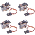 Цифровой сервопривод 4 шт.лот EMAX ES9051 ES9251 4g, пластиковый механизм, крутящий момент 0,8 кг для 3D F3P самолетов, оптовая продажа, Прямая поставка