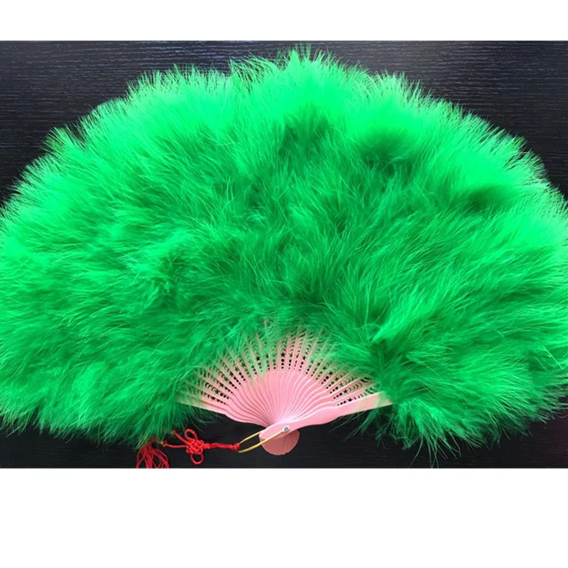 28 полный бархат утолщение чисто белое перо вентилятора элегантная женская