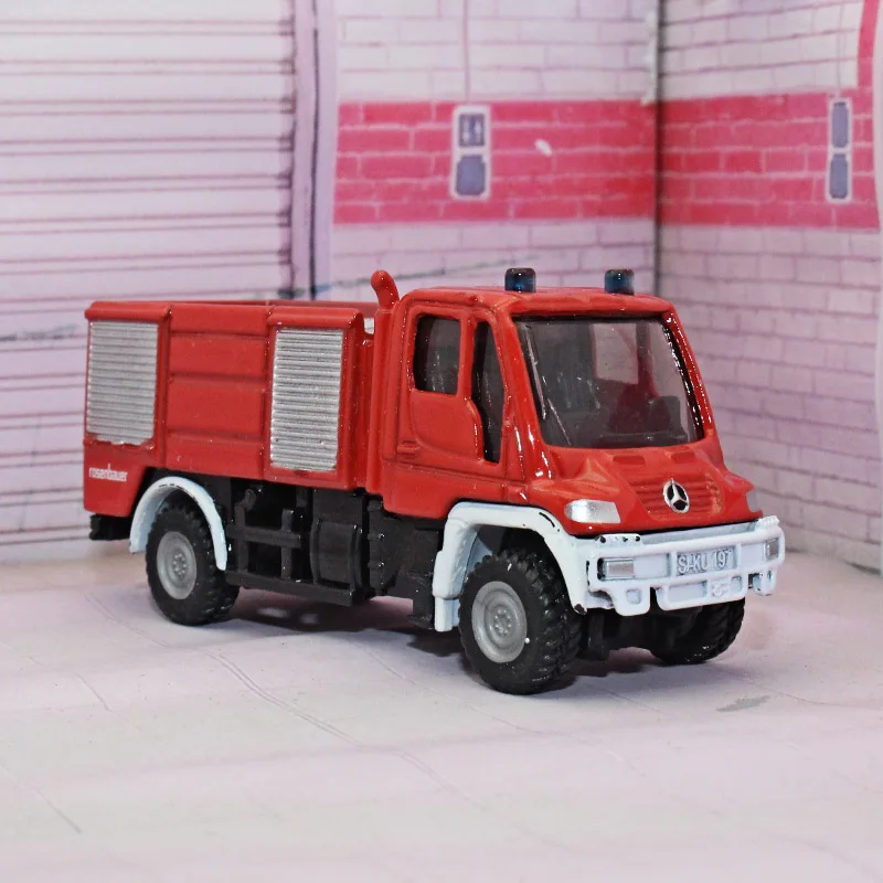 SIKU 1: 87 литая под давлением модель автомобиля пожарная машина скорой помощи