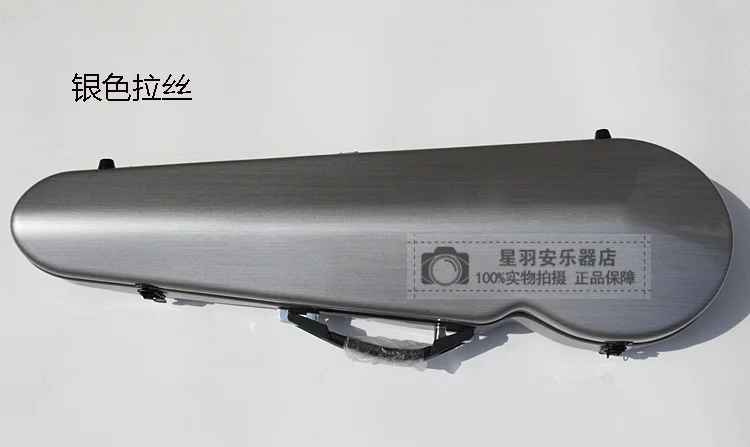 Чехол для скрипки Yinfente из углеродного волокна 4/4 прочная коробка серый синий