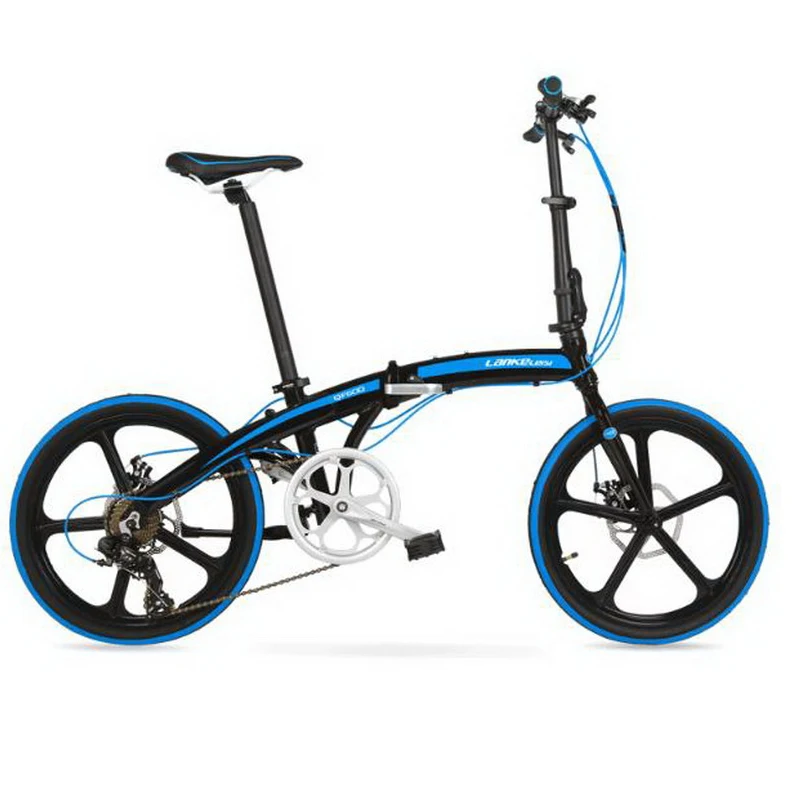 tb250908/20-inch folding car / 7-speed ultra-light aluminum alloy two-disc brakes men and women bike/Electrostatic paint | Спорт и