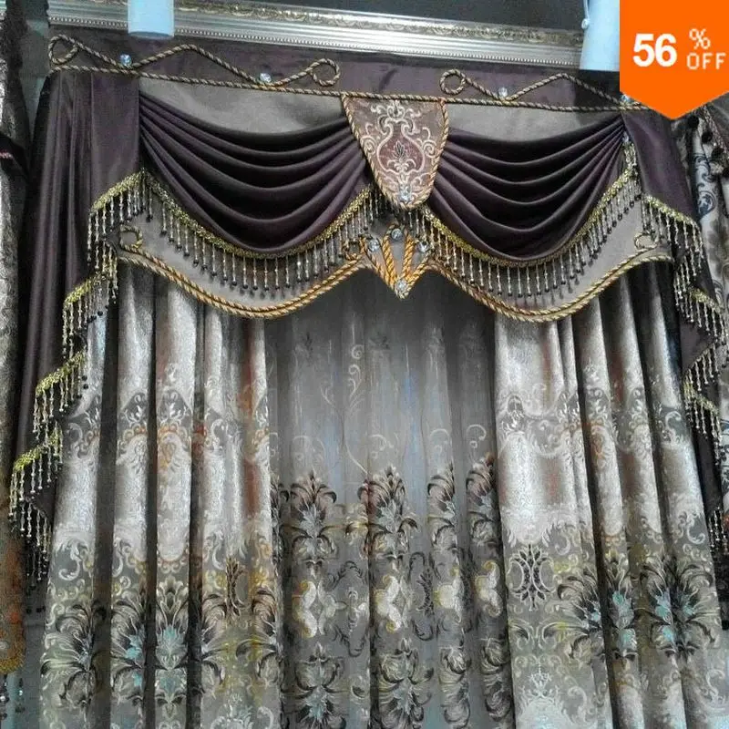 Шторы кружевные занавески роскошные шторы тюлевые шторы Cortinas Para Sala