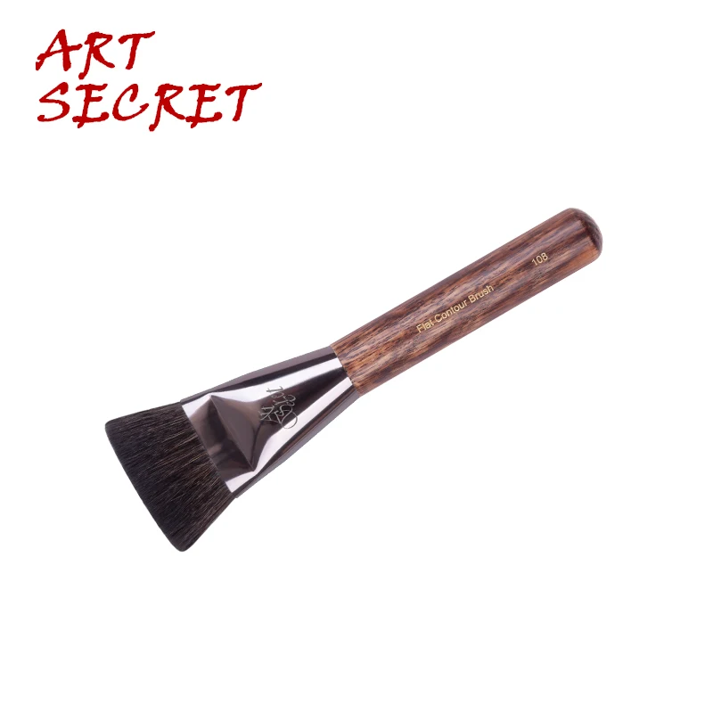 Artsecret 108 плоская кисть для контуринга Макияж Кисть из козы синий белка смешанный