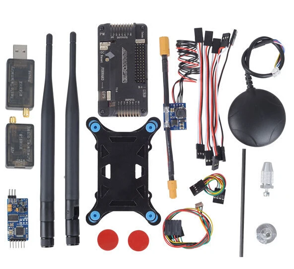 ArduPilot systerm APM2.6 Flight Controller APM 2.6+ GPS w/ Compass+ PM+ 433Mhz 3DR Telemetry +OSD side pin version | Игрушки и хобби