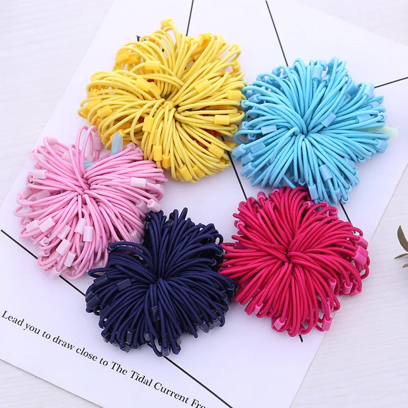 Резинки для волос однотонные 50 шт./лот | Детская одежда и обувь