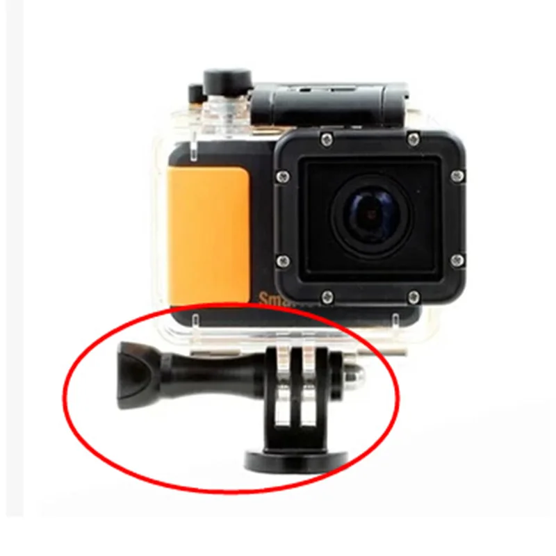 100 шт. адаптер для крепления штатива + винт гайка аксессуаров действий 1/4