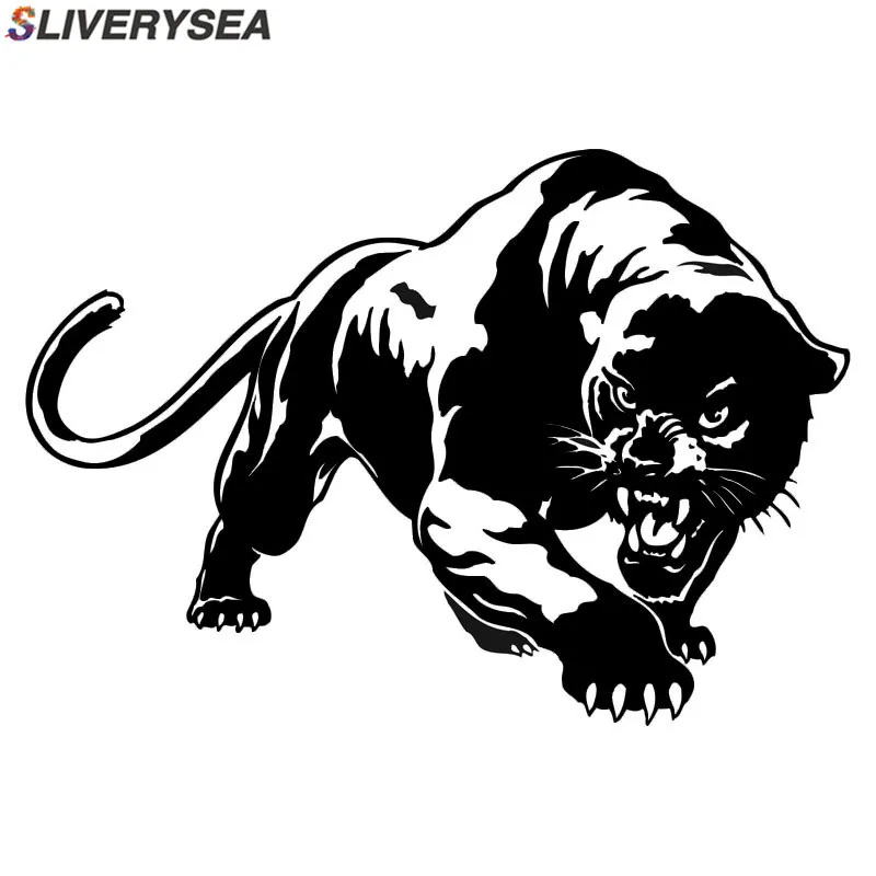 SLIVERYSEA огненная Дикая пантера охотничье тело автомобиля цвет черный/серебристый #
