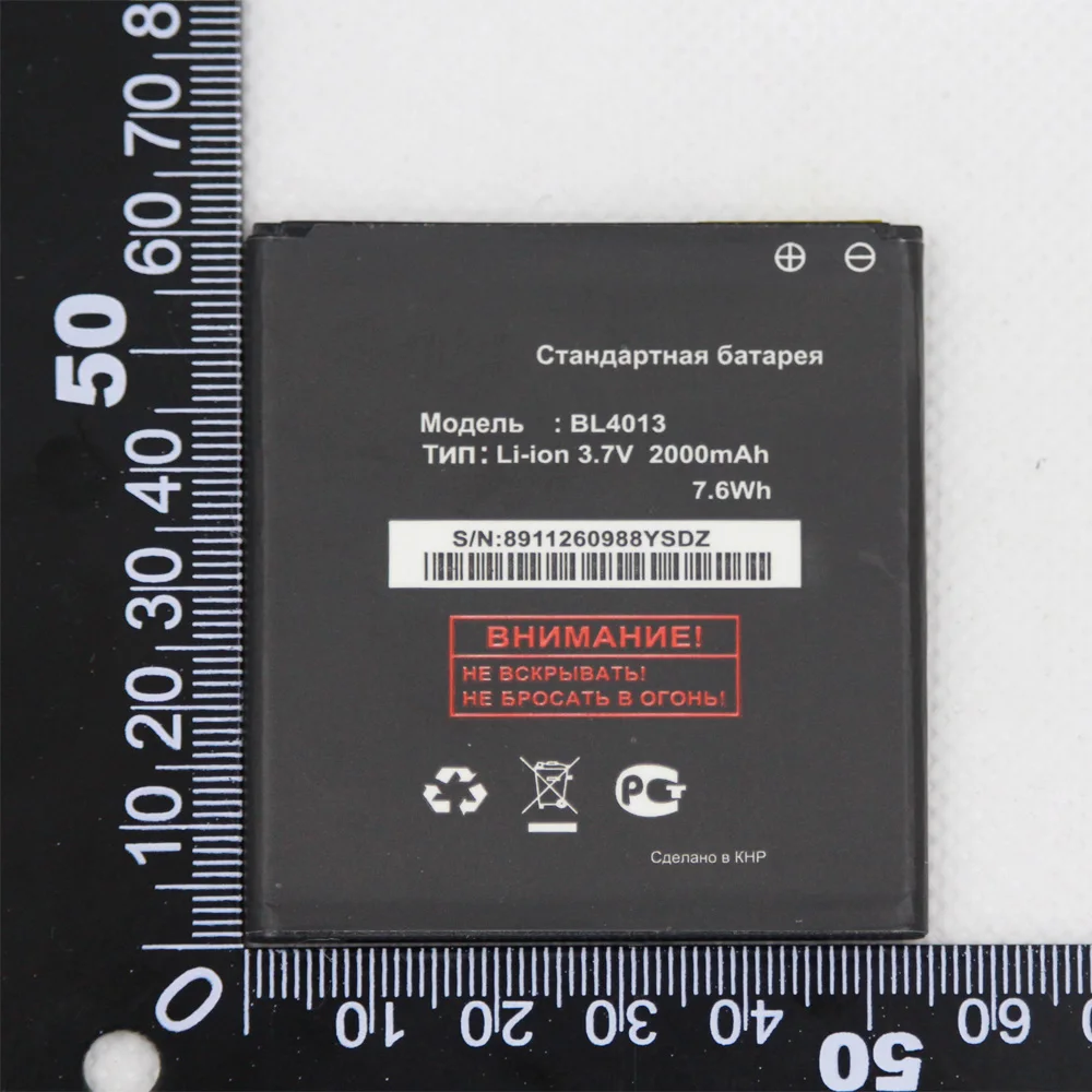 10 шт./лот BL4013 аккумулятор для мобильного телефона FLY IQ441 BL 4013 2000 мАч перезаряжаемая