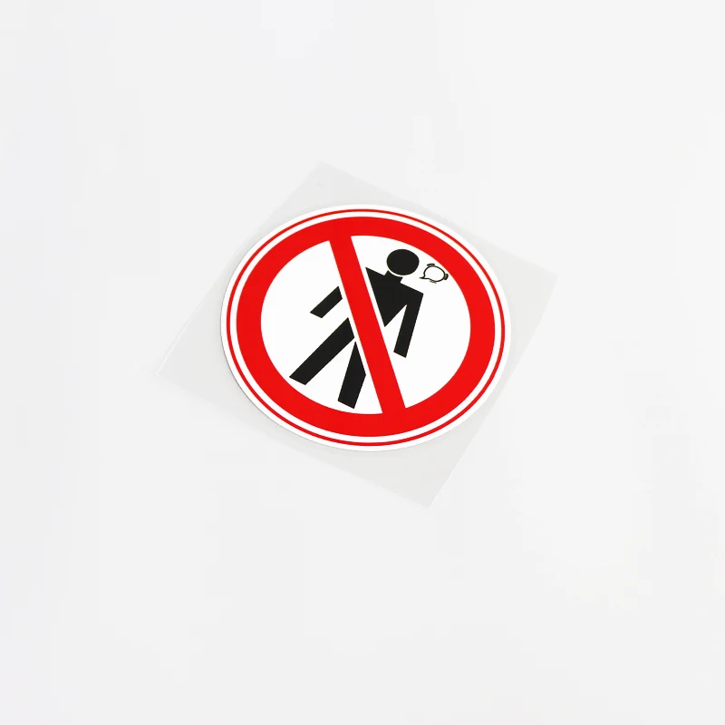 

YJZT 9.8CM*9.8CM Fun No Loud Noise Cover Scratches PVC Car Sticker Decal Graphical Decor 13-0133