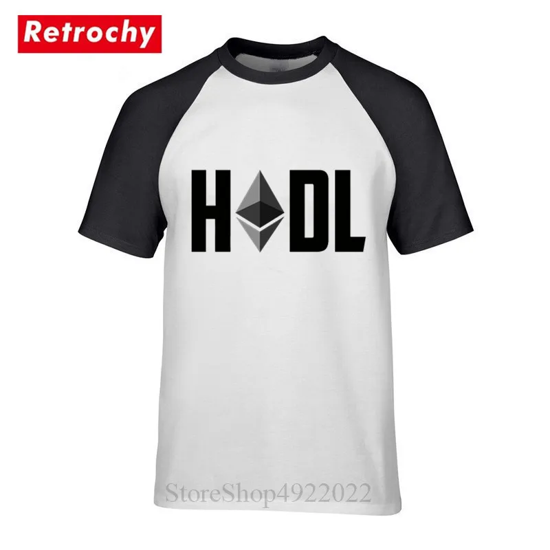 Повседневная мужская футболка HODL с символикой эфириума криптовалюта это будущее