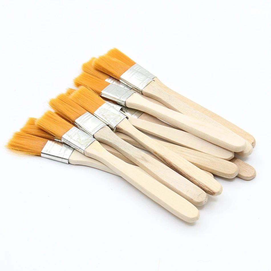 10 шт. паяльная кисть с деревянной ручкой|bga brush|solder flux brushbrush brush |
