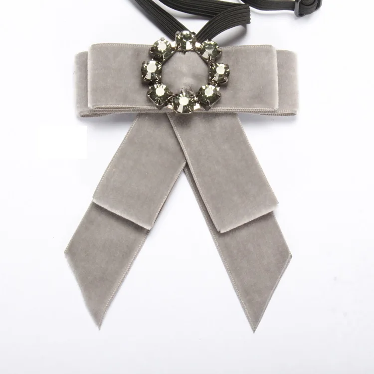 bow tie M14 Портной Смит Кристалл женский галстук-бабочка для взрослых унисекс Ретро Свадебный воротник одежда сплав галстук-бабочка эластичная лента стразы бабочка галстук-бабочка - Цвет: bow tie M14