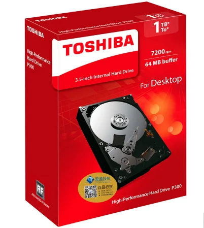 Toshiba HDD 1 ТБ Sata3 Desktop 7200 об./мин. Drevo жесткий диск ПК Внутренний Жесткий PC дешевые| |