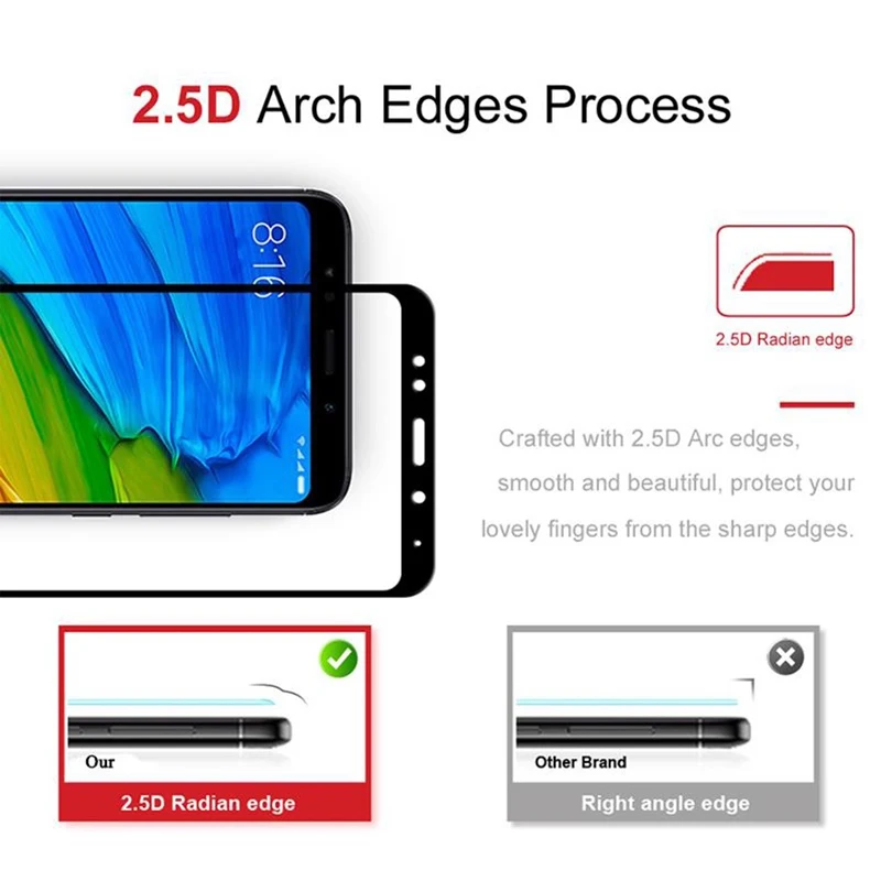 Ksiomi redmi note 5 pro glass protective for xiaomi redme plus note5 screen protector mi 5plus not tempered 5pro sheet glas | Мобильные