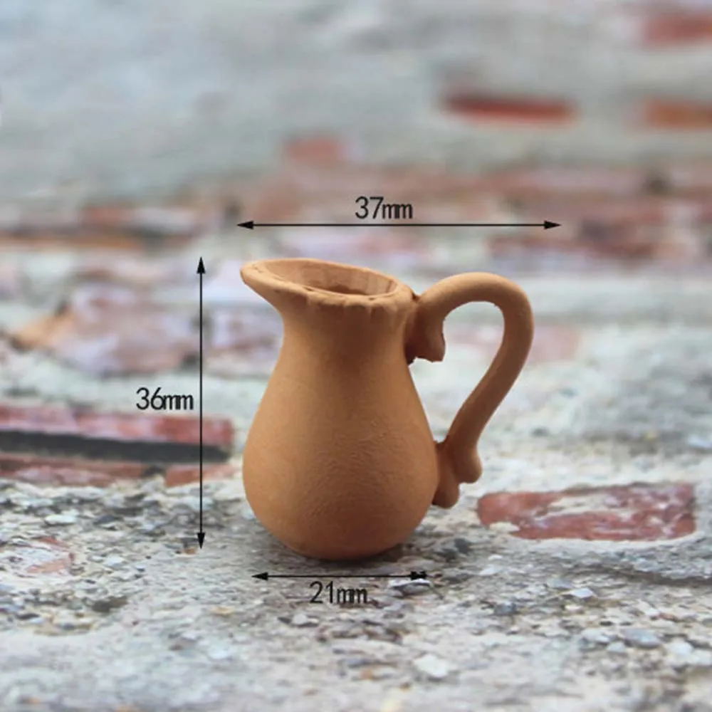 1/12 кукольный домик Миниатюрные аксессуары мини-керамическая ваза моделирование